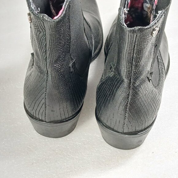 Twisted Tailor Black Textured Chelsea Boots Men’s 43 / US 10 Excellent Cond - Picture 14 of 14